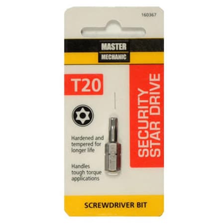 Swivel 1 in. Master Mechanic TX20 Torx Security Bit SW3842782
